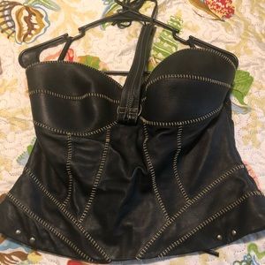 Leather halter